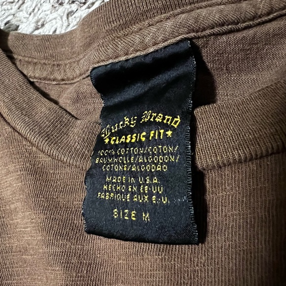 Lucky Brand Tee - Classic Fit Size Medium - Picture 3 of 3
